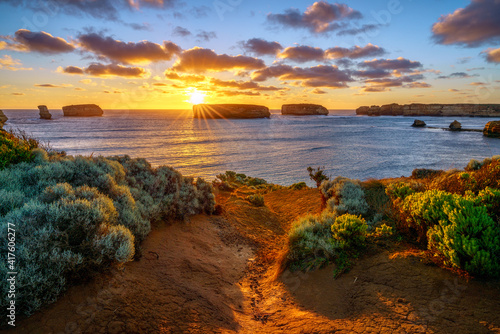 sunset at bay of islands  great ocean road  victory  australia 51