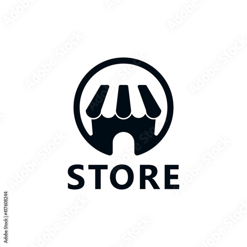 Store logo template design vector