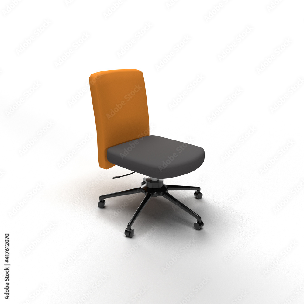 office chair on white background office chair on white background
