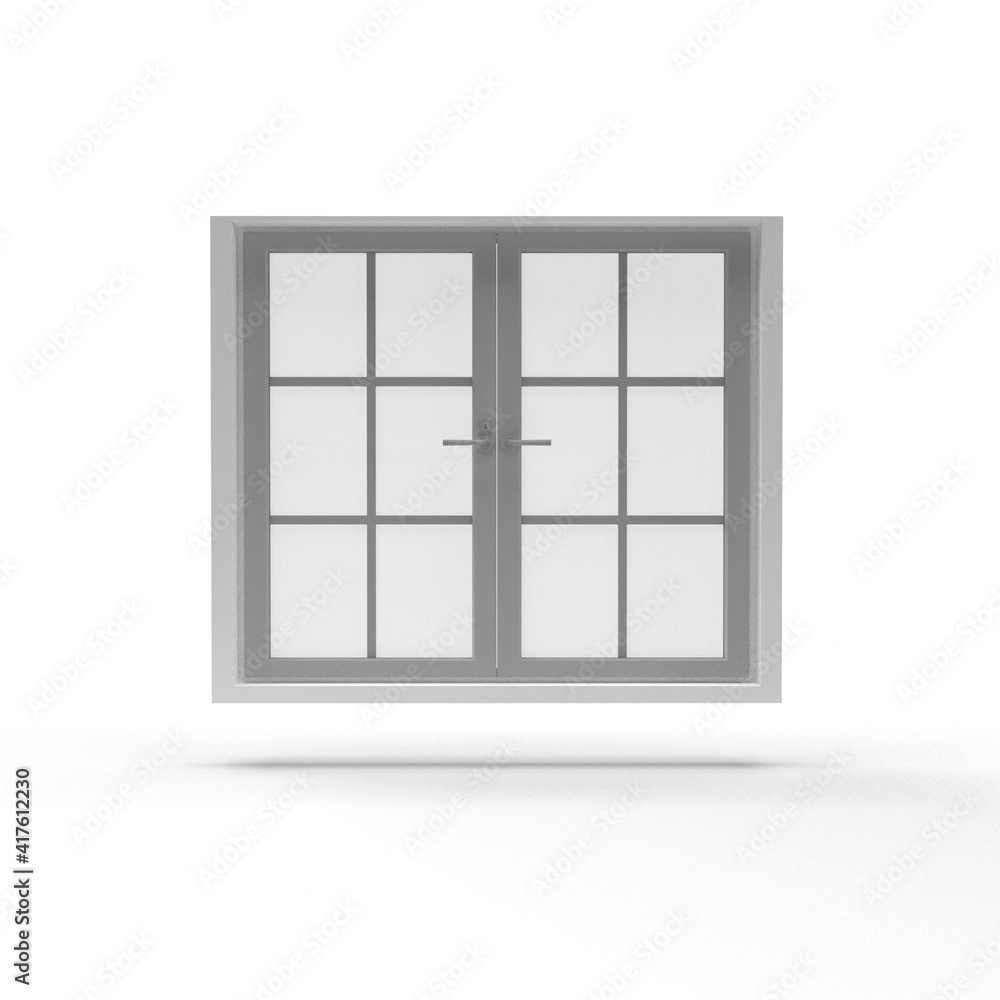 window on white background window on white background
