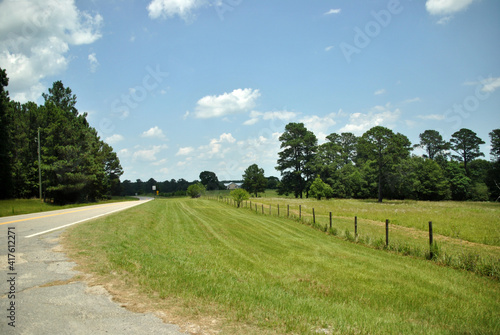 road in the countryside