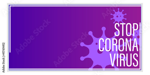 Getting vaccinated stops corona. flat style, concept of vaccination, injection, isolated vector illustration	