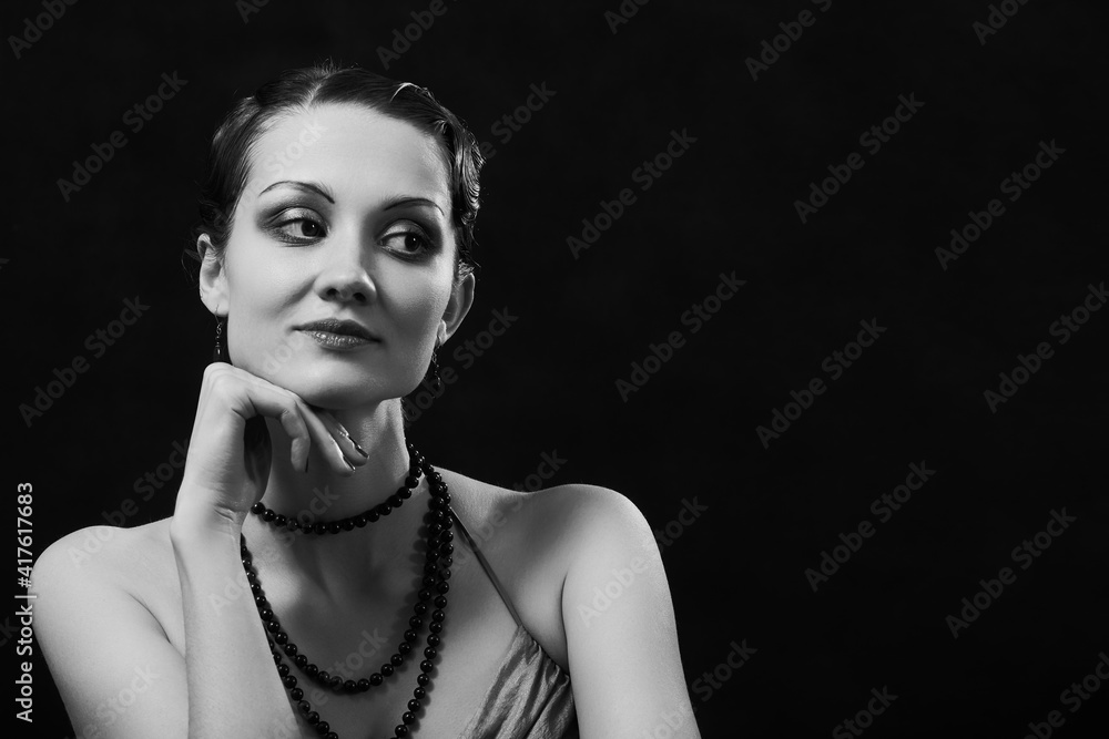Obraz premium vintage female portrait