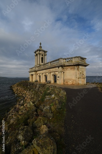 Normanton Church, on the banks of Rutland Water reservoir in the East Midlands photo