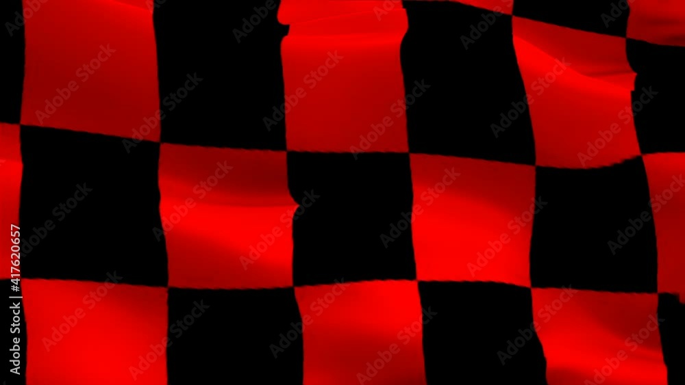 Red Black Checkered Flag Racing video. Formula Racing Flag Red and ...