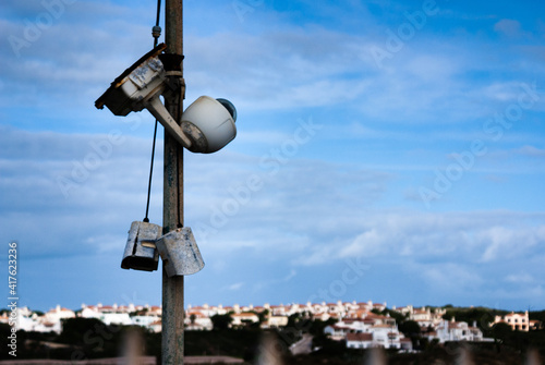 Wallpaper Mural Broken old abandoned surveillance cameras. Rust eaten damaged CCTV Security cams Torontodigital.ca