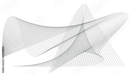 Black abstract waves drawing. Geometric shapes and lines. Professional dynamic design. Futuristic smoke design vector. Architecture mesh vectors. Motion. Mesh vector. Architecture background


