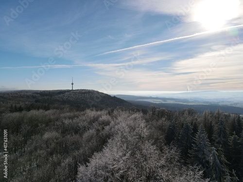 Deister - Rodenberg - Dronenaufnahme photo