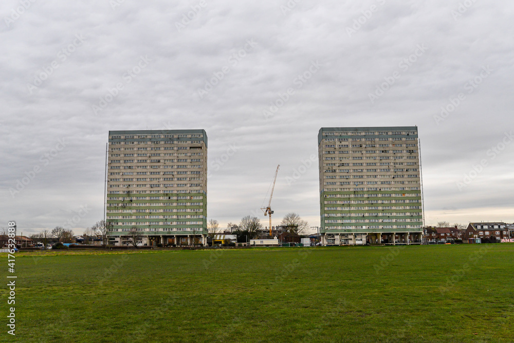 The Fred Wigg and John Walsh buildings in Leytonstone