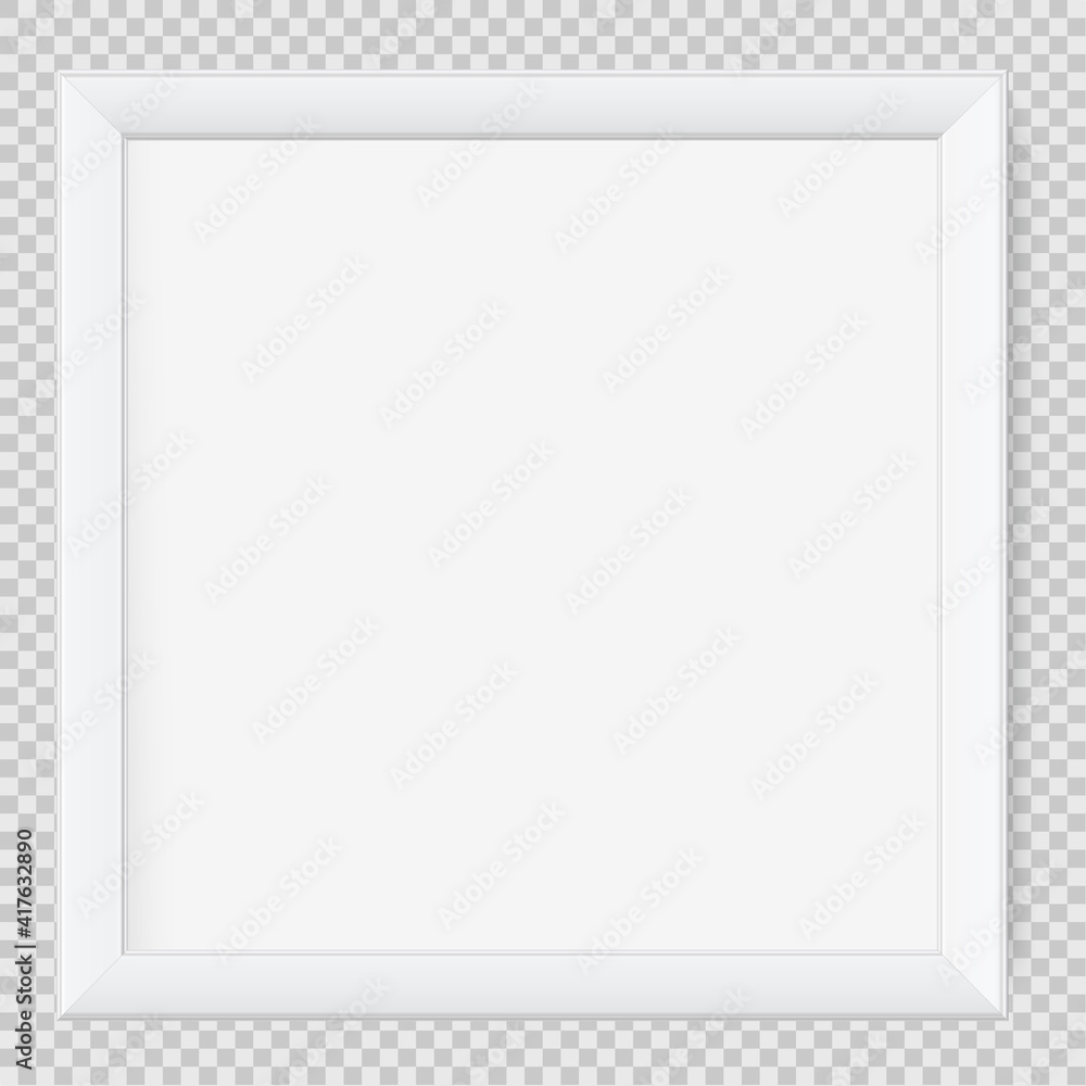 Presentation square picture frame design with shadow on transparent background. 3D Board Banner Stand on isolated clean blank table Vector illustration EPS 10 for photo, image, text promotional Presentation square picture frame design with shadow on transparent background. 3D Board Banner Stand on isolated clean blank table Vector illustration EPS 10 for photo, image, text promotional