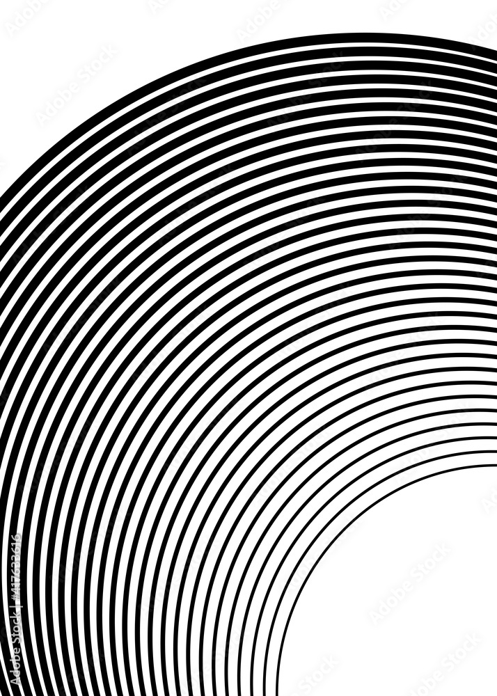 White black color. Linear background. Design elements. Wave of many gray lines. Protective layer banknotes, certificates template. Vector lines of different thicknesses from thin to thick EPS10 White black color. Linear background. Design elements. Wave of many gray lines. Protective layer banknotes, certificates template. Vector lines of different thicknesses from thin to thick EPS10