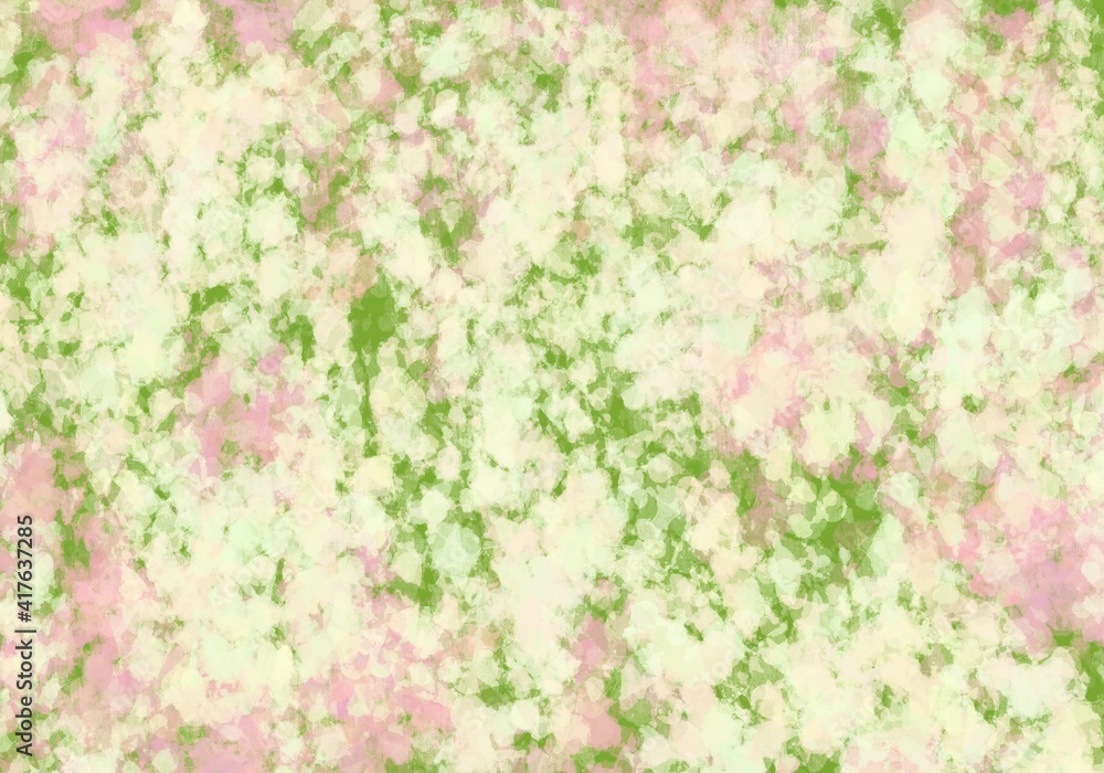 Spring background in the style of impressionism. Abstract texture. Pink ...
