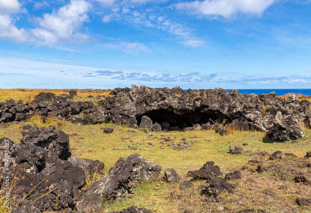 Grotte de l'île de Pâques