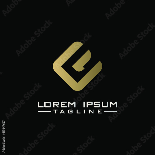 business logo design for initial G and P