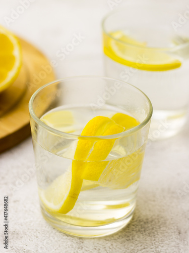 Fresh lemon water