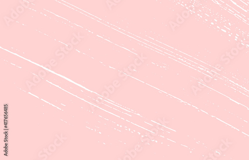 Grunge texture. Distress pink rough trace. Glamoro photo