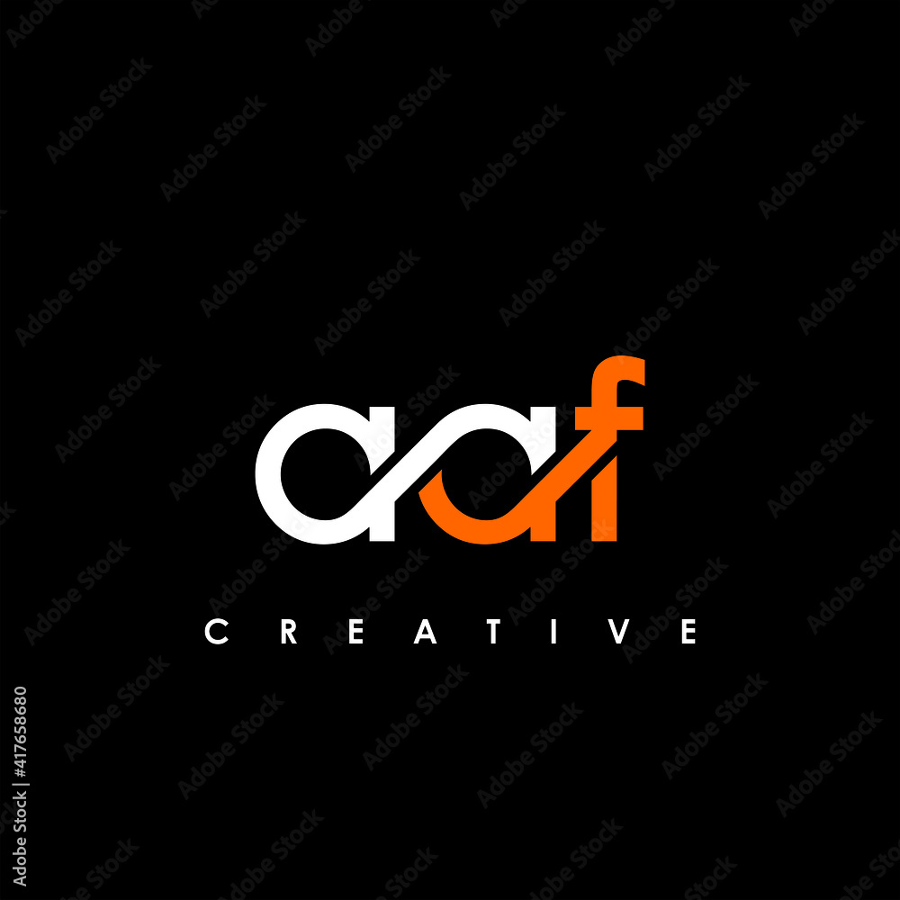 AAF Letter Initial Logo Design Template Vector Illustration AAF Letter Initial Logo Design Template Vector Illustration