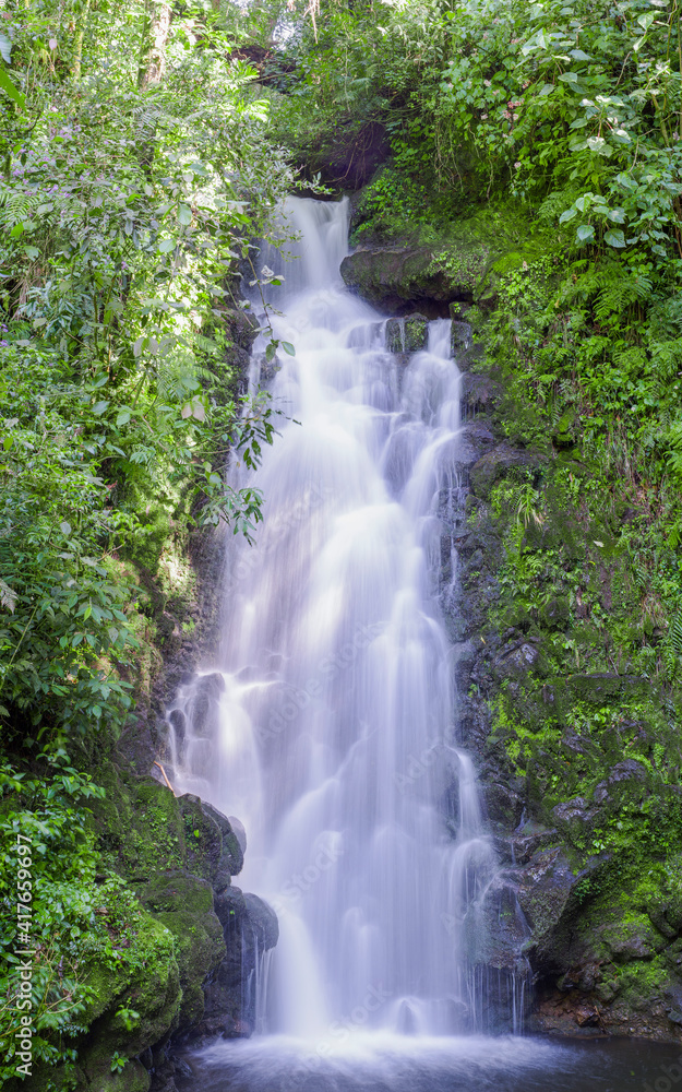 waterfall in the forest Costa Rica waterfall in the forest Costa Rica