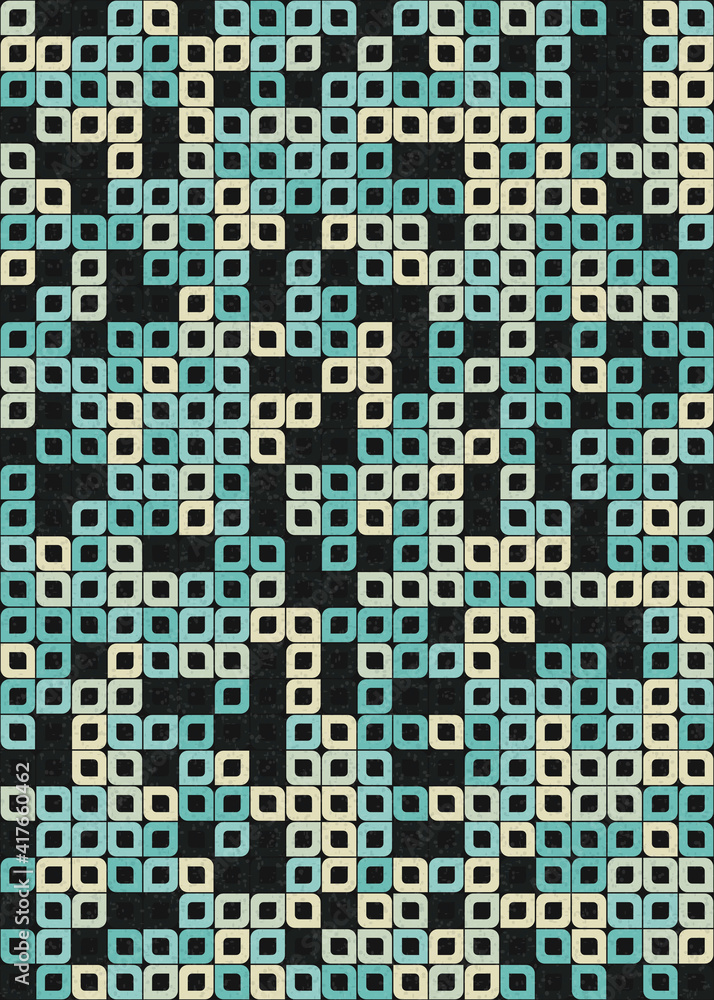 Abstract Geometric Pattern generative computational art illustration Abstract Geometric Pattern generative computational art illustration