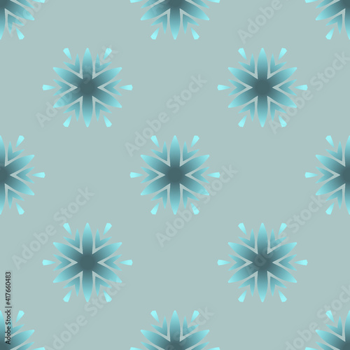 Classic Pattern Ornament with gradient. Seamless Geometric Pattern for Design, Wallpaper, Fashion Print, Trendy Decor, Home Textile, Retro Decor. Vector.