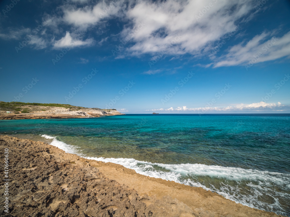 Cala Torta beach in Mallorca, Spain