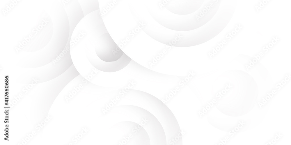 Abstract geometric background with abstract white circles. Vector banner design. Creative white background. Abstract geometric background with abstract white circles. Vector banner design. Creative white background.