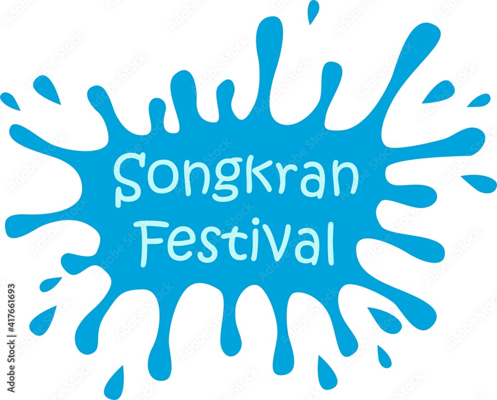 Water Splash Songkran Festival, Thai New Year's day Water Splash Songkran Festival, Thai New Year's day