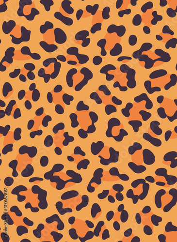 Leopard skin pattern