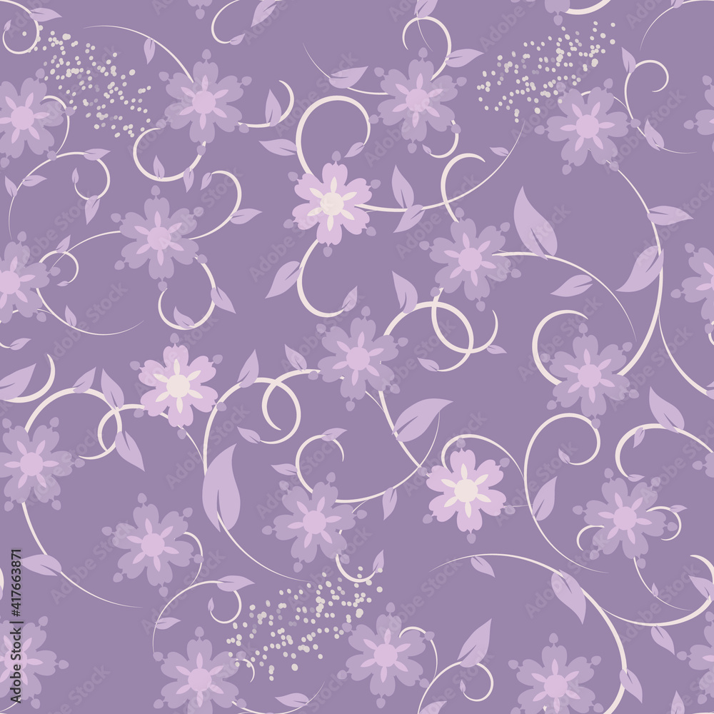 Decorative seamless flowers pattern. Delicate texture designs can be used for backgrounds, motifs, textile, wallpapers, fabrics, gift wrapping, templates. Vector Decorative seamless flowers pattern. Delicate texture designs can be used for backgrounds, motifs, textile, wallpapers, fabrics, gift wrapping, templates. Vector