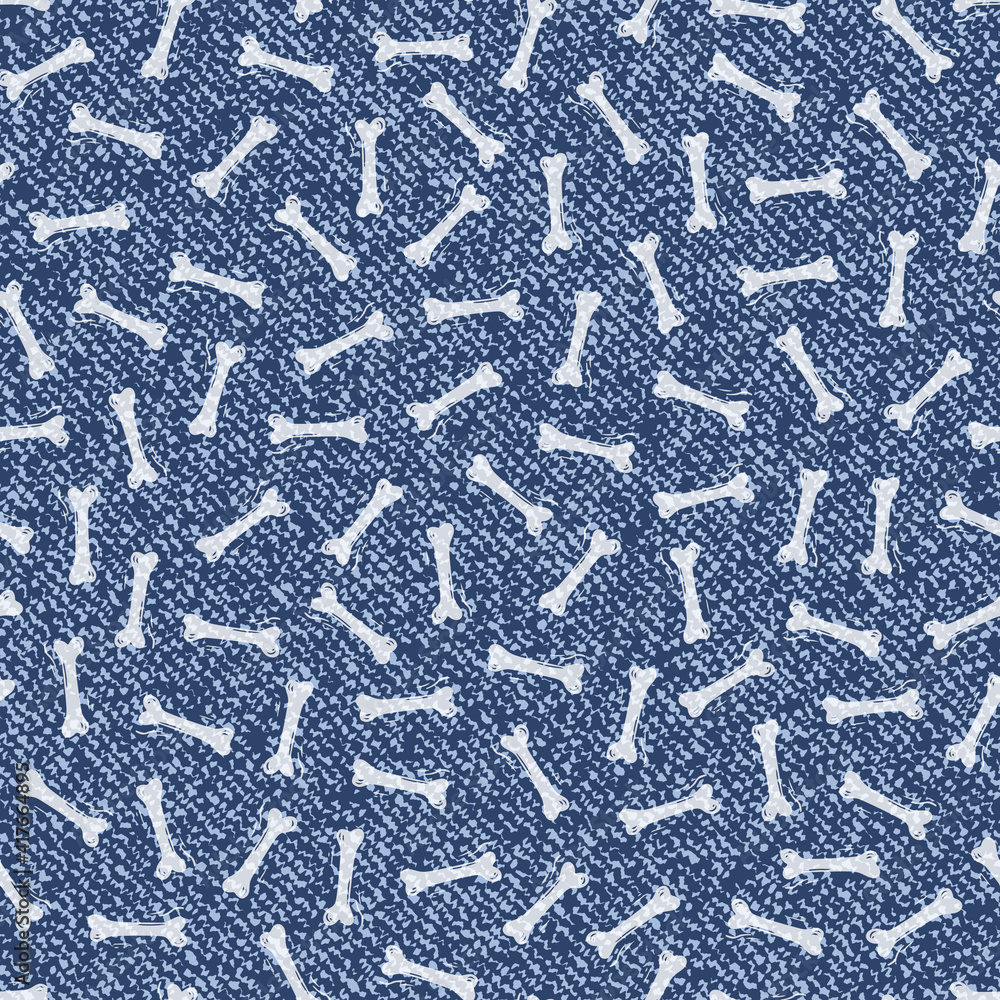 Jeans background with Bones. Denim seamless pattern. Dogs food Background. Blue jeans cloth
Jeans background with Bones. Denim seamless pattern. Dogs food Background. Blue jeans cloth