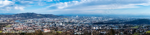 Panoramic View over Linz, Austria
