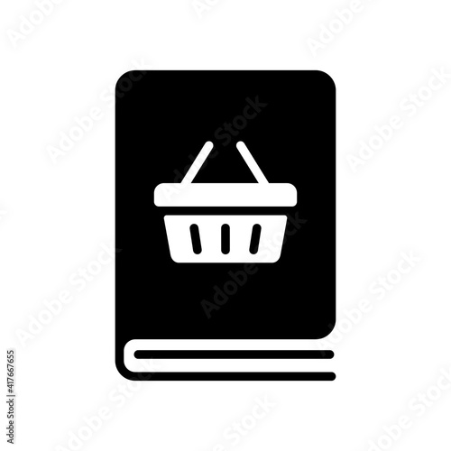Catalog product vector flat glyph icon