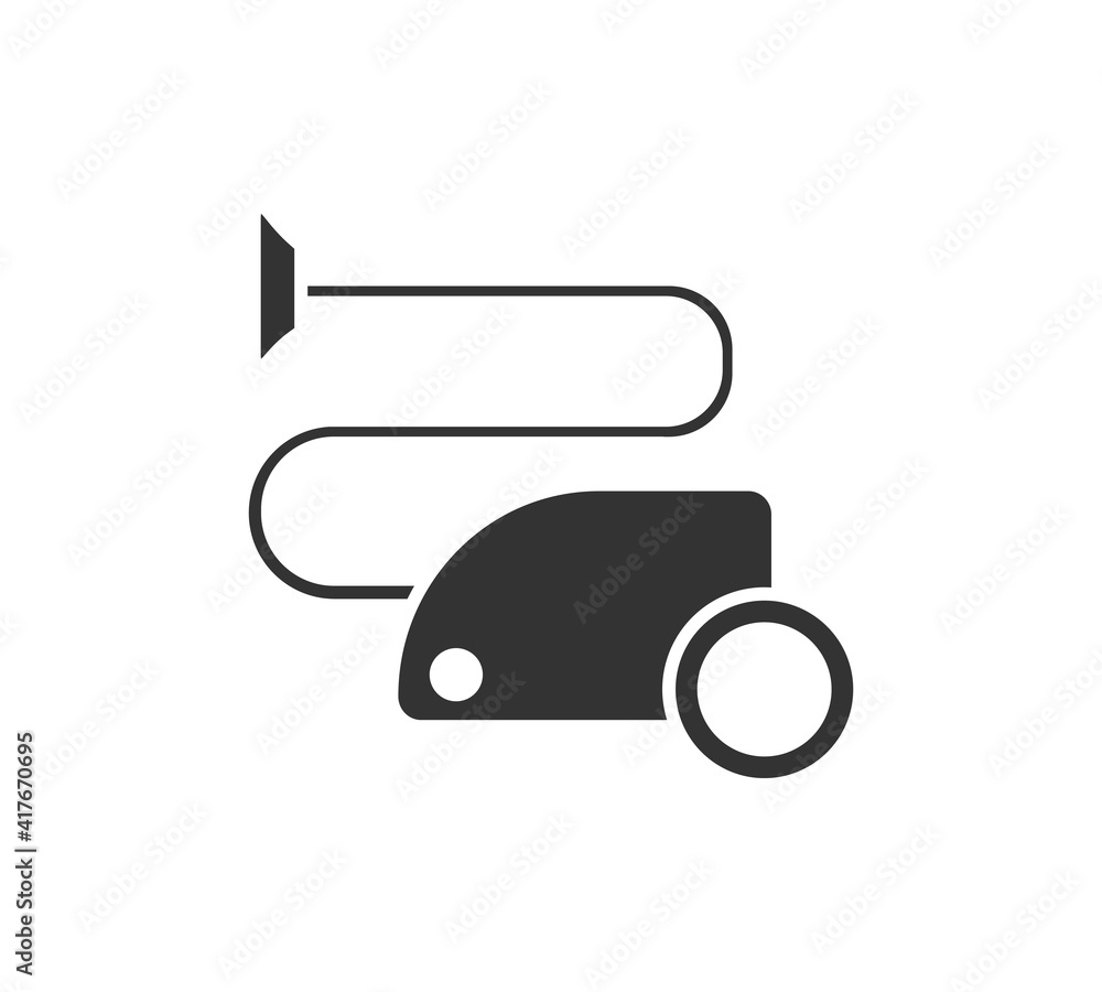 Vacuum cleaner filled vector icon sign symbol