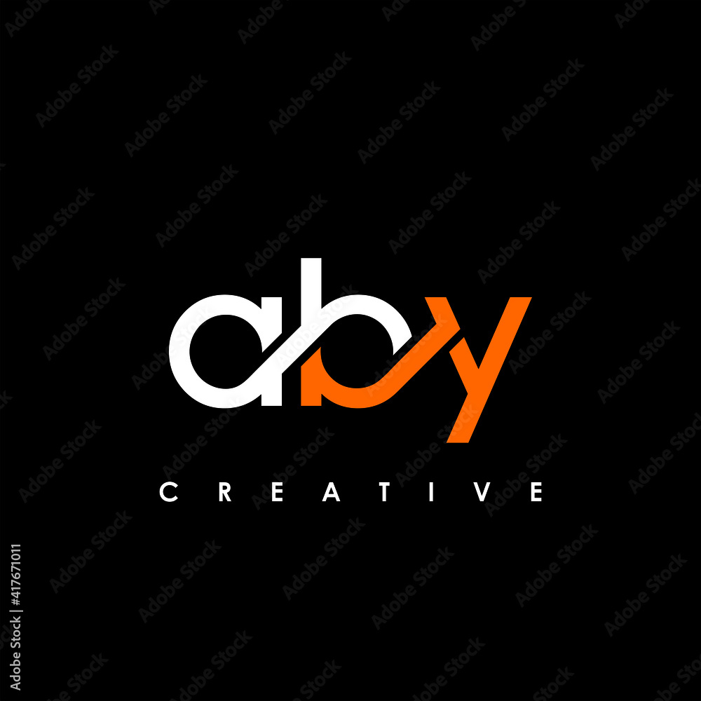 ABY Letter Initial Logo Design Template Vector Illustration ABY Letter Initial Logo Design Template Vector Illustration