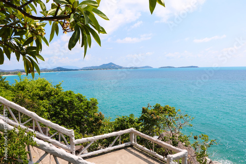 view to the sea in Thailand