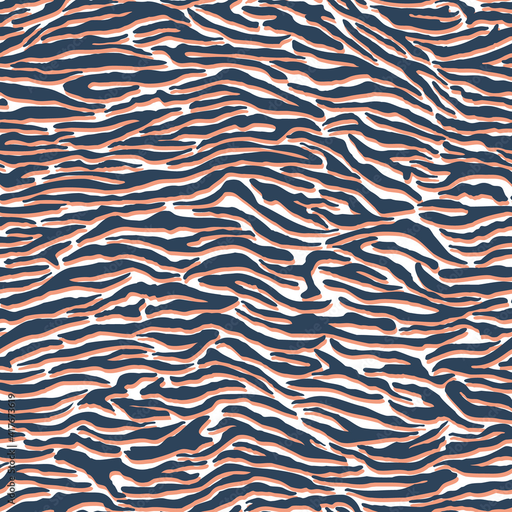 Two tone vector animal print zebra seamless repeat pattern with white background. Two tone vector animal print zebra seamless repeat pattern with white background.