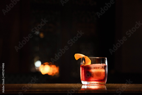 Fotobehang Whiskey in a glass