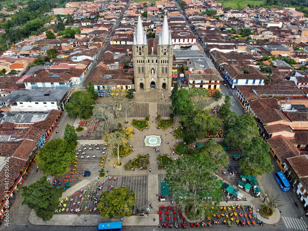 Fototapeta premium aerial view