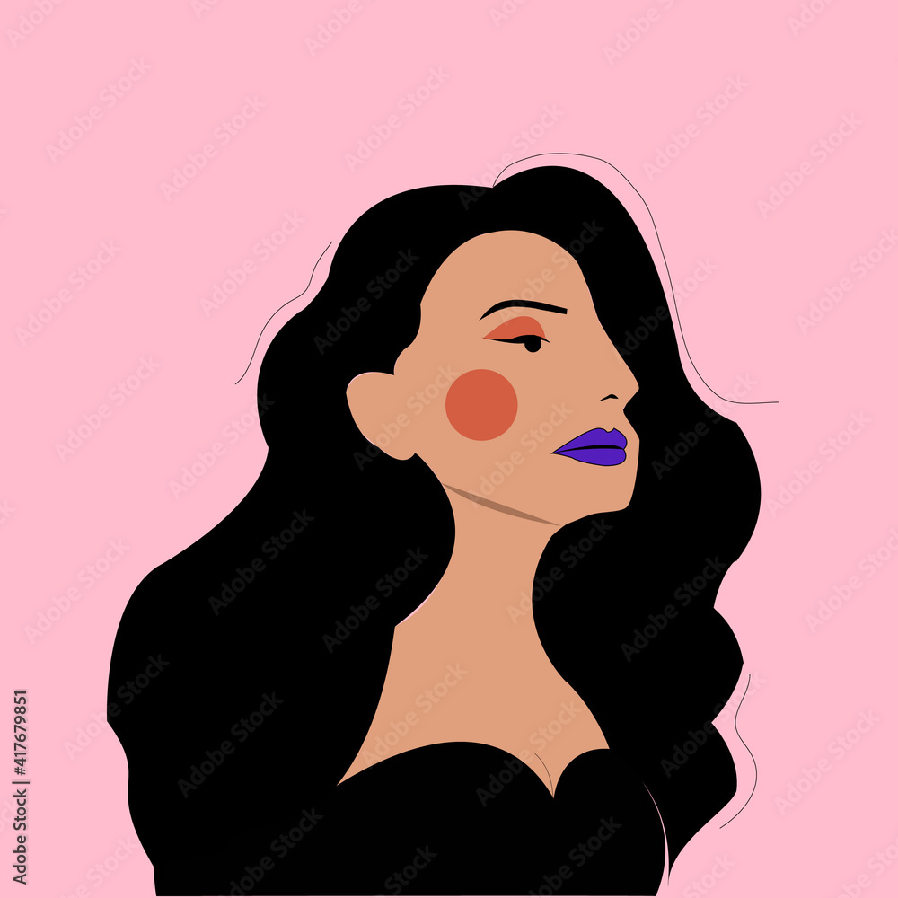 illustration of a woman illustration of a woman