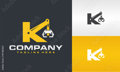 initial K crane drill logo
