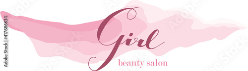 girl beauty salon concept. 