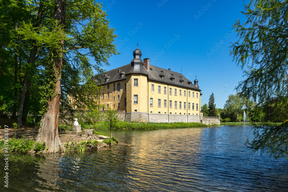 baroque castle dyck dike germany baroque castle dyck dike germany