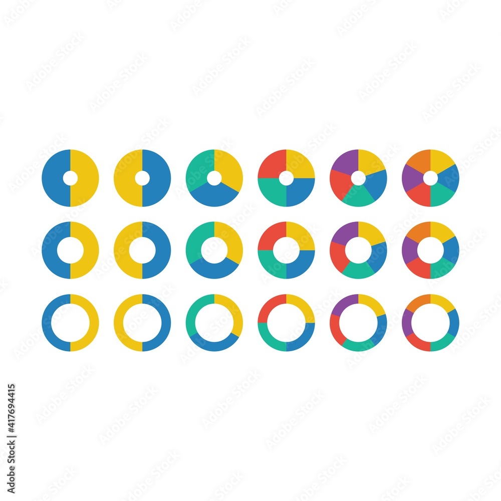 Pie chart icon vector graph diagram symbol for big data analytics reports and statistics information in a flat color illustration Pie chart icon vector graph diagram symbol for big data analytics reports and statistics information in a flat color illustration