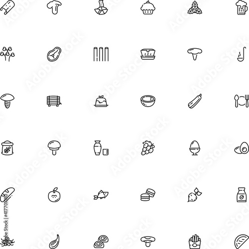 icon vector icon set such as: stroke, mentha, take, form, transparency, swirl, fork, crisp, aromatic, cutlery, birch, retro, keg, solid, korean, russula, mint, fat, vine, watercress, korea, aquarium