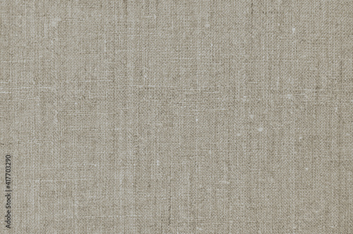 Natural light pastel pale grey taupe tan rustic flax fiber linen fabric swatch texture horizontal pattern, vertical bright rough detailed vintage textile background macro closeup, crumpled textured bu