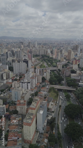 Sao Paulo Landscape Bela Vista Bixiga 23 de Marco City Urban Drone Aerial Vila Itororó Architecture Houses photo