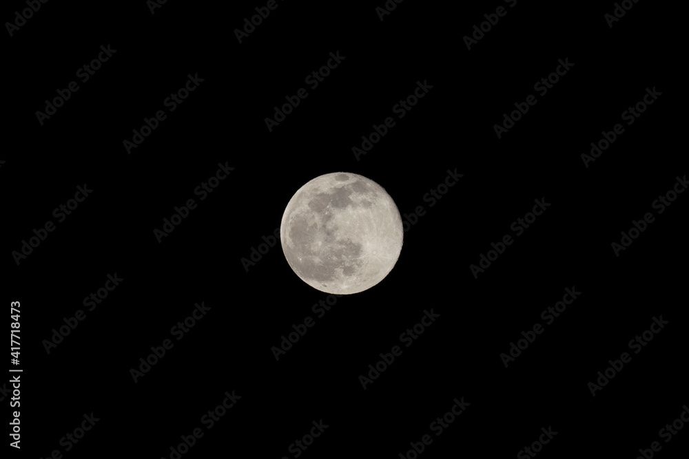 Fototapeta premium The moon in the night sky