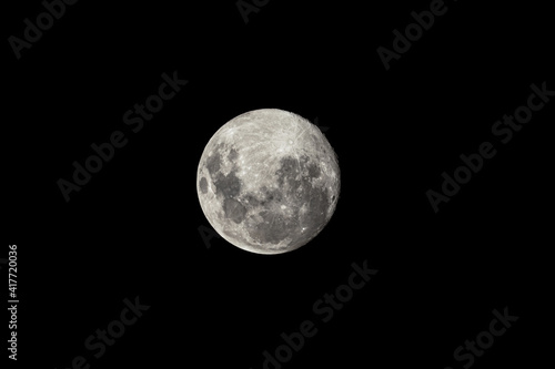 Mond aus Sicht der Südhalbkugel