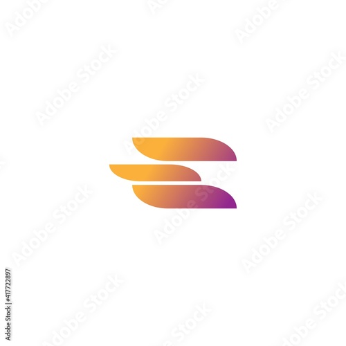 Letter E logo icon design vector illustration