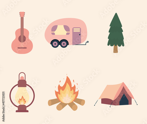 camping set icon